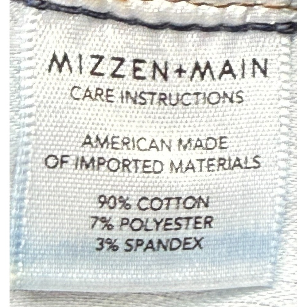 Mizzen+Main Men's Straight Leg 5 Pocket Denim Jeans Size 34 - Picture 4 of 11